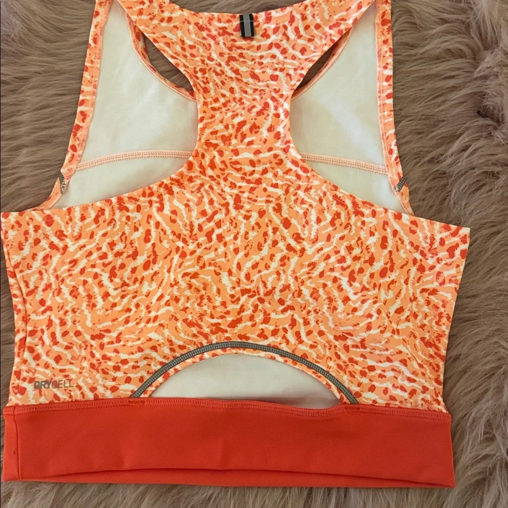 Puma Coral Patterned Racerback Top - Picture 4 of 5